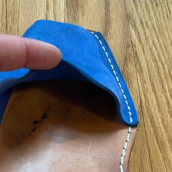 Pons Quintana Blue and Brown Loafers with Sleek Design - Picture 5 of 6